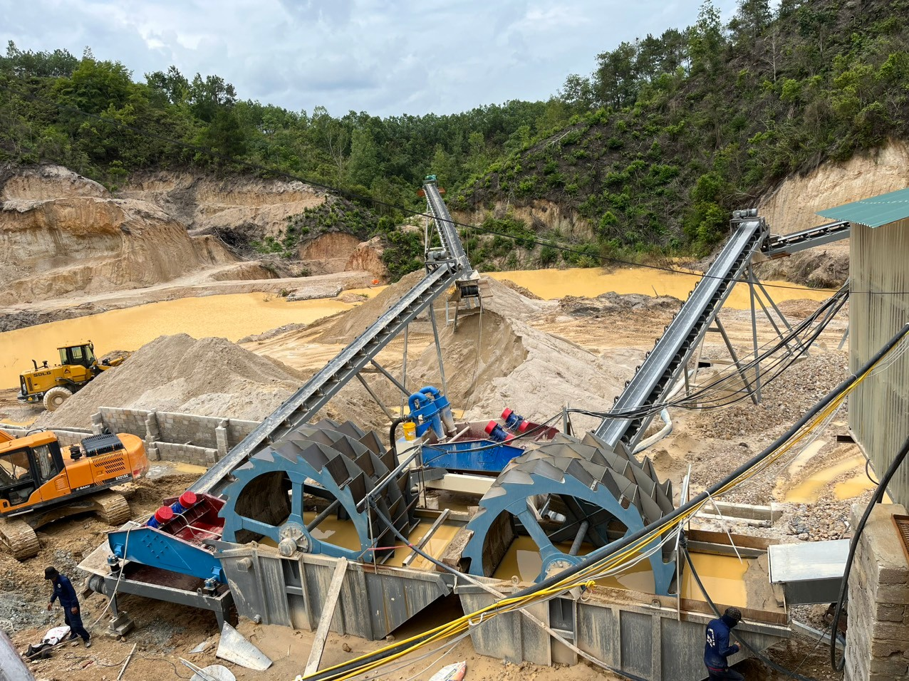 dây chuyền sản xuất cát nghiền tại miền bắc