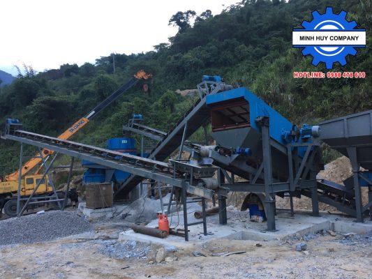 Dây chuyền máy nghiền cát công suất 50-60 tấn/giờ tại Quảng Nam