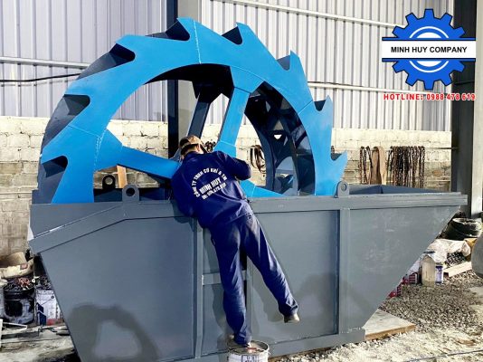 Máy rửa cát guồng quay