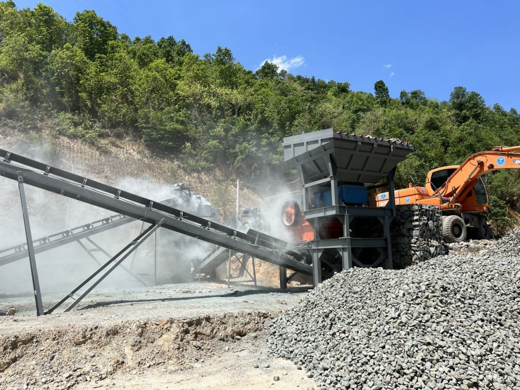 Bàn giao trạm nghiền cát công suất 50-60 tấn/giờ cho nhà máy thủy điện tại Mường La - Sơn La