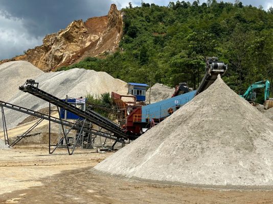 Cát nhân tạo bê tông