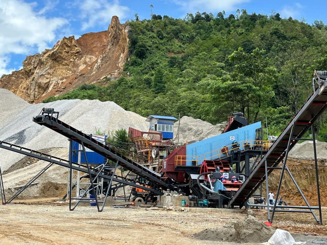 Quy trình sản xuất cát nhân tạo từ đá vôi