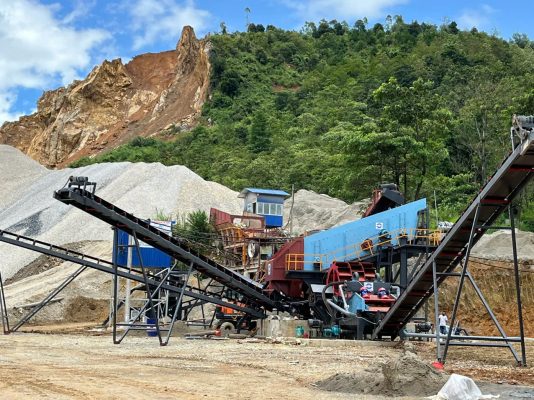 Quy trình sản xuất cát nhân tạo từ đá vôi